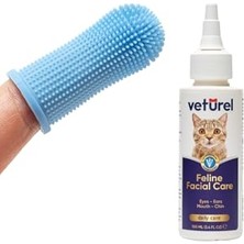 Esranın Dünyası Kedi Akne Bakım Set Çene Aknesi Çene Yarası Siyah Nokta Silikon Yumuşak 360 Bpa'sız Parmak Fırça