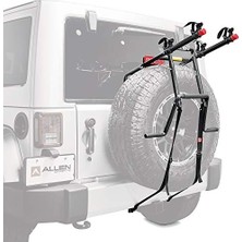 Esranın Dünyası Sports Deluxe 2-Bisiklet Yedek Lastik Monteli Taşıyıcı, Model 322DN, Siyah