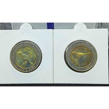 Gündüz Ticaret 2019 Anadoluya Özgü Kuşlar Serisi Ardıç Kuşu ve Baştankara Bimetal Hatıra Para 2 Adet Çil / 12