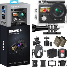 Esranın Dünyası Akaso Brave 4 4K 20MP Wifi Aksiyon Kamerası Ultra Hd With Eıs 30M Underwater Su Geçirmez - Uzaktan Kumandalı - 5x Zoom