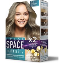 Khi-Zai Space Infınıty Set Saç Boyası 8.1 Küllü Açık Kumral