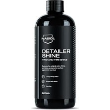 Esranın Dünyası Nasiol Detailershine Araç Trim ve Lastik PARLATICI-500 Ml-Araç Lastik, Trim, Tampon Bakımı, Detailing, Lastik, Tekerlek Parlatma