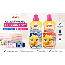 Dalin Çamaşır Yumuşatıcı 1500 ml 2 Li Karma Set – Bulut Hafifliği + Gün Işığı 3 Litre Hipoalerjenik