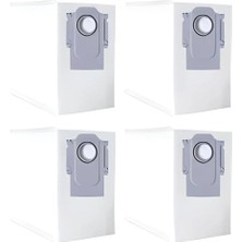Esranın Dünyası Lin Grup Roborock Saros 10 Model S90VER ile Uyumlu Robot Süpürge Toz Torbası 4 Adet