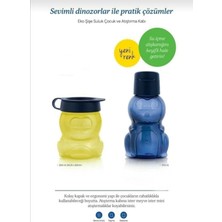 Esranın Dünyası Tupperware Atıştırmalık Kap Mama Kabı 300ML ve Eko Dino Şişe 350ML 2li Set