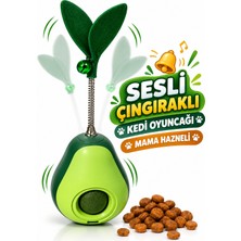 PHENORA Avakado Tasarım Çıngıraklı Hacıyatmaz Kedi Oyuncağı