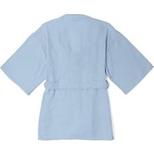 Khi-Zai LAPINS%100 Pamuk Müslin Çocuk Kimono - Endless Blue CCKKMN-ENB-00004Y