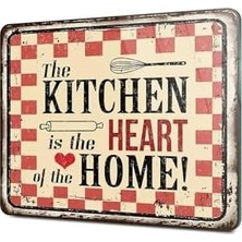 Khi-Zai Cam Kesme Tahtası ve Sunumluk My Kitchen Heart Desenli 20X30 cm