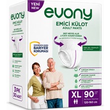 Evony Yetişkin Bezi Emici Külot Xl - Ekstra Büyük - Extra Large 90 Adet