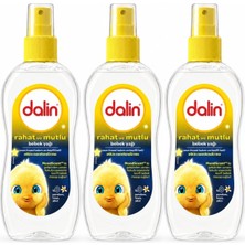 Dalin Bebek Yağı 200ML Sprey Rahat ve Mutlu (3 Lü Set)