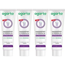 Agarta Doğal Tam Koruma Diş Macunu 90 ml Hassasiyet & Ferahlık (4 Lü Set)