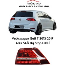 Doğru Ticaret Auto Parts Golf 7 Arka Sağ Dış Stop Lambası LEDLİ 2013-2017