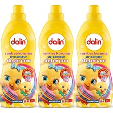 Dalin Sıvı Çamaşır Deterjanı 1500 ml Renk ve Koruma (Hipoalerjenik) (3 Lü Set)
