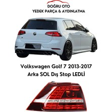 Doğru Ticaret Auto Parts Golf 7 Arka Sol Dış Stop Lambası LEDLİ 2013-2017