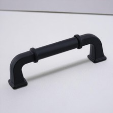 Esranın Dünyası Alfa Metal Siyah Kulp 96 mm 9.6 cm Mobilya Çekmece Kulplar Mutfak Dolabı Dolap Kapak Kulp Kulb Kulpu