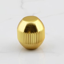 Esranın Dünyası BADEM10 Topuz Düğme Çizgili Metal Kulp Gold Altın Çekmece Mobilya Mutfak Dolabı Dolap Kulpu Kulbu Kulpları