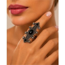 Allona Vintage Kadın Yüzük | Ayarlanabilir Etnik ve Otantik Tasarım & Premium Kutu