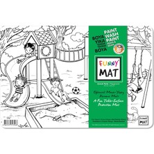 Esranın Dünyası Akademi Çocuk Funny Mat - Park 25X35CM - Yeni