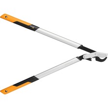 Esranın Dünyası Fiskars Yeşil Ağaç Için Baypas Bıçaklı Budama Makası, Powergear x Raf Sistemi, Boyut L, Yapışmaz Kaplama, Kesme Çapı: 5 Cm, Sertleştirilmiş Çelik, Uzunluk: 80 Cm, Siyah/turuncu, LX98, 1020188