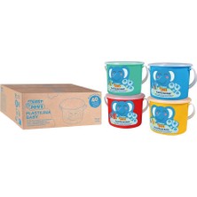 Jovi 371/40 My First Baby Plastilina Bebek Oyun Hamuru Okul Seti (4 Kovalı 40 Tablet) - Asla Kurumayan, Glütensiz Süper Yumuşak Modelleme Hamuru