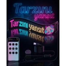 Marsilyan Rgb LED Matrix Panel Esnek Yapı Uygulama Kontrollü Kayan Yazı Ekranı