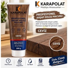 Karapolat Ahşap Tamir Macunu 200 gr Tüp | Ecex - Çatlak Delik Dolgu Macunu Ceviz