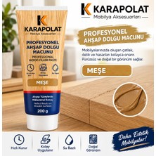 Karapolat Ahşap Tamir Macunu 200 gr Tüp | Ecex - Çatlak Delik Dolgu Macunu Meşe
