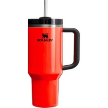 Esranın Dünyası Quencher Pipetli Termos 1,18 Lt Neon Turuncu
