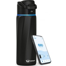 Esranın Dünyası Boost Akıllı Su Şişesi, Içmeyi Hatırlatan, 24 Oz Bpa Içermeyen Paslanmaz Çelik Vakum Yalıtımlı Şişe, App ile Geniş Ağızlı Su Izleyici, Hediye Için Ideal