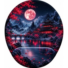 Hamiki Kızıl Ay Tapınağı Bilek Destekli Mouse Pad