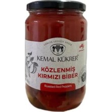 Esranın Dünyası Kemal Kükrer Közlenmiş Kırmızı Biber Cam Kavanoz 720 cc