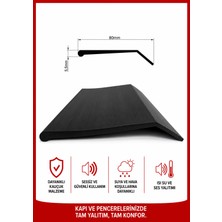 MAKPLASTİK FİTİL PROFİL A 373 Tır Dorse Tente Üst Köşe Fitili 10 Metre Siyah