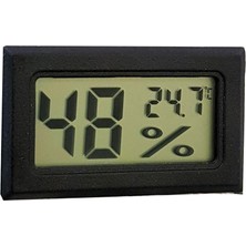 Esranın Dünyası Hygrometer Dijital Puro Kutu Buzdolabı Sıcaklık Nem Ölçer THR142