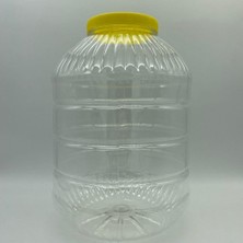 Esranın Dünyası Benim Marifetlerim - Kapaklı Şeffaf Gövde Turşu Bidonu 15 Litre