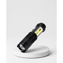 Azrlya Şarjlı Mini LED El Feneri 2000 Lümen Su Geçirmez