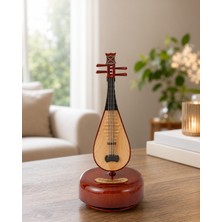 Azrlya Enstrüman Şeklinde Müzik Kutusu Lüt Tasarım Melodious Music
