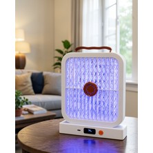 Azrlya Uv Işıklı Şarj Edilebilir Sinek Yok Edici Elektrikli Lamba Beyaz