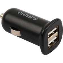 Esranın Dünyası Philips Çift USB Çıkışlı 12 W Universal Araç Şarj Cihazı