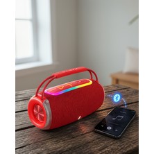 Azrlya Suya Dayanıklı 20W Rgb Hoparlör Bluetooth, Usb, Sd Kart ve Aux Girişli