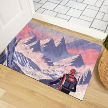Esranın Dünyası Monnhein Kapı Önü Paspası - Modern ve Şık Kapı Paspası | Ev, Ofis ve Dış Mekân Kullanımı Için (Dağ Keşfi) 45X65