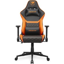 Esranın Dünyası Cougar Armor One V2 Oyun Koltuğu, Pvc Deri Yüzey, 4d Katlanır Kolçaklar, 155° Yatan, Piston Kaldırma Yükseklik Ayarı, 120 Kg'a Kadar Ağırlık Desteği - Siyah ve Turuncu