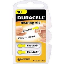Esranın Dünyası Duracell Easytab 10 PR70 6'lı Paket Işitme Cihazı Bataryası Kolay Sekme