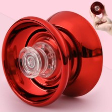 Brf Store Prime Metal Yoyo Oyuncak Extra Rulmanlı Profesyonel Yo-Yo Oyuncağı Unresponsive Yoyo Kırmızı