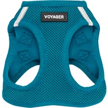 Esranın Dünyası Voyager Step-In Air Köpek Koşum Takımı - Tüm Hava Örgüsü, Yansıtıcı, Küçük, Orta Köpekler, Kediler Için Çekme Halkası Yok, Kanca ve Halka Bağlayıcı, Toka, Çift D Halkalı - Turkuaz, Xxs