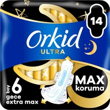 Brf Store Prime Orkid Ultra Gece Ekstra Max (Boy 6) 14 Adet Hijyenik Ped