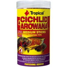 Esranın Dünyası Tropical Cichlid Arowana Medium Sticks 250 ml - 90 gr