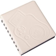 Brf Store Prime Instax Spiralli Polakart Fotoğraf Albümü, 6X9CM, 68 Fotoğraf Kapasitesi (Beyaz)