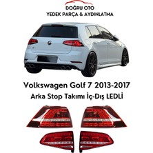 Doğru Oto Golf 7 Full Arka Stop Lamba Takımı Ledli Sağ-Sol Iç-Dış