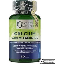 Brf Store Prime Nature's Supreme Calcium With Vitamin D3 60 Tablet