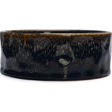Esranın Dünyası Beeztees Dbl Köpek Mama Su Kabı, Seramik, Siyah, 16CM, 800ML